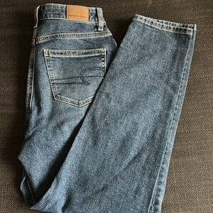 American Eagle Mom Blue Denim Jeans Size 0 25W